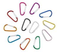 ஐ✈✴ No. 5 D-type carabiner gourd-shaped aluminum alloy spring hook outdoor quick hanging