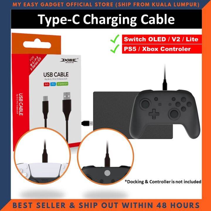 Nintendo Switch Cable PS5 Controller Charging Cable X USB to Type C
