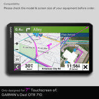 INNOSURE [2-PACK] ออกแบบมาสำหรับ Garmin Dezl OTR710กระจกนิรภัยป้องกันหน้าจอ7นิ้วปกป้องหน้าจอป้องกันแสงสะท้อน