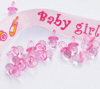 200Pcs สีฟ้าสีชมพู ขวดนมสำหรับงานแต่งงาน Baby Shower Throwing Confetti ตกแต่งตาราง Craft อุปกรณ์เสริม