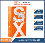Bao cao su siêu mỏng Sagami Love me Orange - Hộp 10 chiếc
