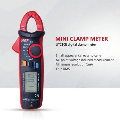RCYAGO Mini Clamp Tester ความละเอียด1mA True RMS Clamp Meter Digital Ac/dc/ความต้านทาน /Capacitance Masurement UT210E Clamp Tester สำหรับเครื่องใช้ไฟฟ้าการบำรุงรักษา