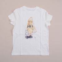 [Original] Ralphˉlaurenˉ RL011 Womens thin round neck slim fit short-sleeved T-shirt hat Bear series