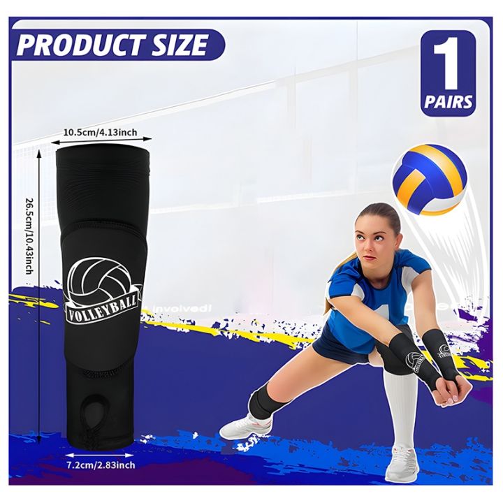 1-pair-volleyball-arm-sleeves-passing-forearm-sleeves-with-protection-pad-and-thumb-hole-for-girls-women-protect-arms-sting