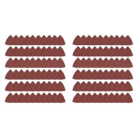 120Pcs Triangular Hook and Loop Triangle-Sandpaper, Fit 3-1/8 Inch Multi Tool, Assorted 40 60 80 100 120 240 Grits