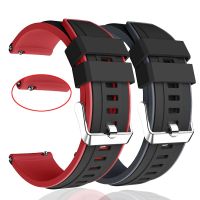 lipika For Samsung galaxy watch 3 45mm Strap Double Color watchbands Sport Bracelet 22mm Watch band For galaxy watch 46mm