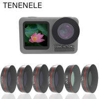 TENENELE สำหรับ OSMO ACTION กล้องกรอง UV CPL ND1000 ND481632-PL ตัวกรองสำหรับ DJI Osmo Action Optical Glass เลนส์อุปกรณ์เสริม