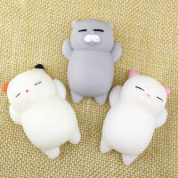 1 Stücke Anti-Stress-Ball Mini Squeeze Spielzeug Squishy Katze Nette Kawaii Puppe Squeeze Stretchy Tier Healing Stress Hand Zappeln Vent Spielzeug