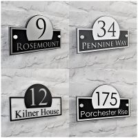 Customized Latest Style House Signs Address Plaques Door Numbers Personalised /See Colour Options Wall Stickers Decals