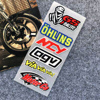 OHLINS NCY AGV ผ่านมอเตอร์โกลด์1ชุดสะท้อนแสงติดขอบมอเตอร์ไซค์สติกเกอร์หมวกนิรภัยแต่งรถยามาฮ่าซูซูกิฮอนด้าสติกเกอร์ไวนิลสำหรับ Kawasaki KTM ดูคาติบีเอ็มดับเบิลยูเบนเนลลี่เวสป้า