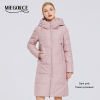 MIEGOFCE 2021 New Womens Winter Cotton Collection Windproof Jacket With Stand-up Collar Fabric and Waterproof Women Parka Coat