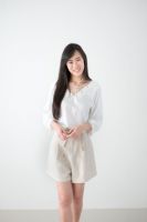 Tie-up longsleeves top - Sissstyle