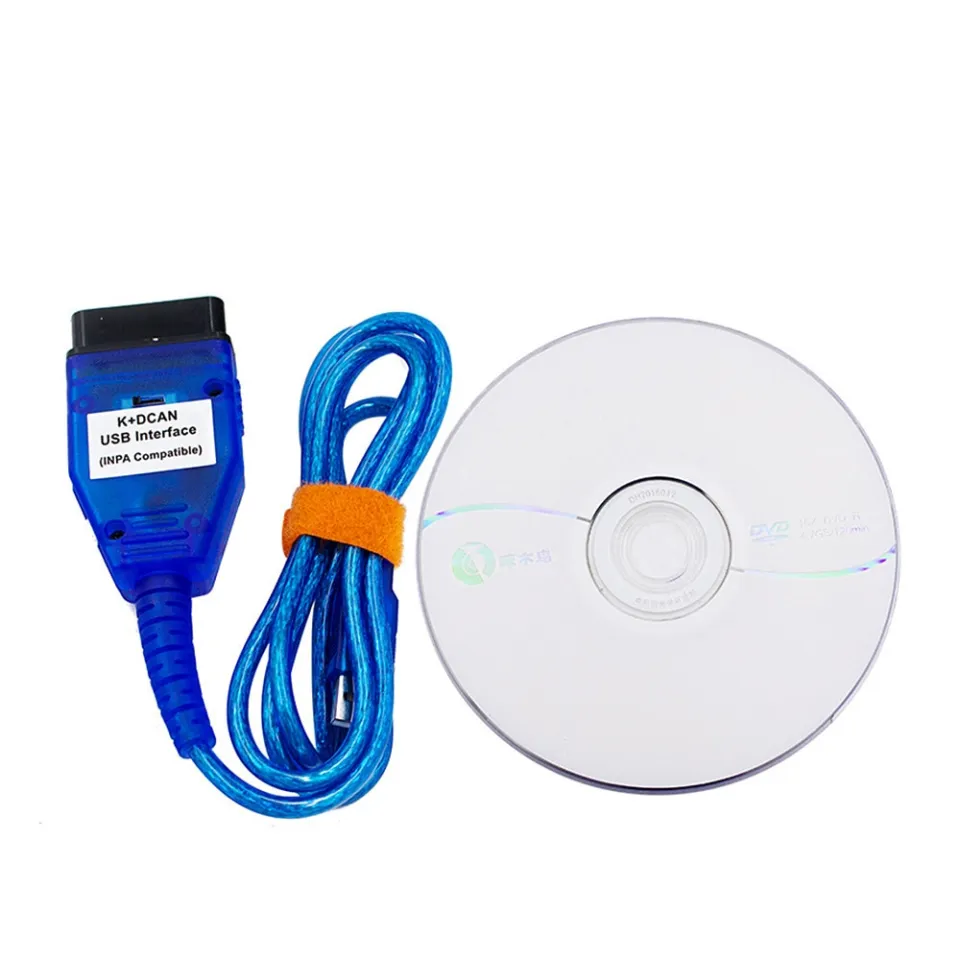 ZZOOI INPA K CAN DCAN K line With FTDI FT232RL For BMW E60 E61 E81 E83 E87  E90 E91 E92 E93 E70 OBD2 Car Diagnostic Scanner Cable