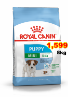 Royal canin mini puppy 8kg ลูกสุนัขพันธุ์เล็กขนาด 8kg. Exp:04/2024