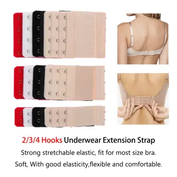 Back Bra Extender Straps 2 Hooks 3 Rows Underwear