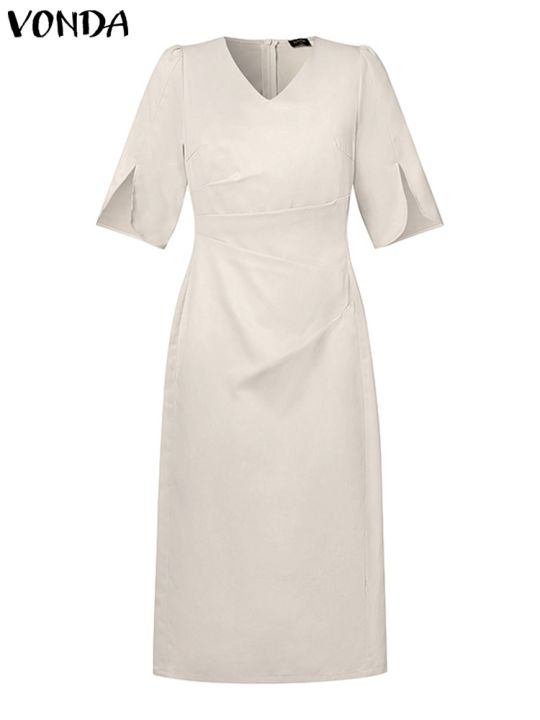 cw-shirt-2023-dresses-fashion-color-sundress-v-neck-pleated-robe