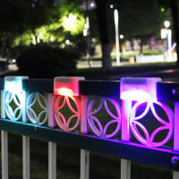 4pcs LED Solar Path Stair Lights IP65 Waterproof Outdoor Garden Yard Fence Wall Lawn Landscape Lamp Staircase Night Light