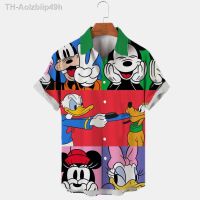 Aolzbiip49h ใหม่ 3dพิมพ์Disney Donaldเป็ดMickey Mouseชายเสื้อแฟชั่นฤดูร้อนใหม่Street Trend Top 2023