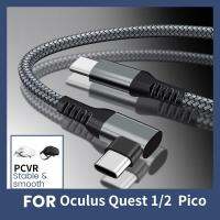 อัพเกรด7M6M สำหรับ Quest 2สายชาร์จสำหรับ Oculus Quest 12 Link VR Data Line USB 3.0 Transfer Cable Type-C VR อุปกรณ์เสริม