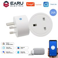 16A UK Smart Wifi Power Plug Energy Monitor Timer Smart Home House Wifi Wireless Socket Outlet for Alexa Google Home by Tuya App Ratchets Sockets