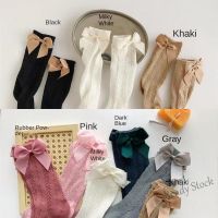 【hot sale】 ♨✘ C10 Baby Girls Socks New Autumn and Winter Childrens Leisure Childrens Socks Baby Girls Bowknot Swee