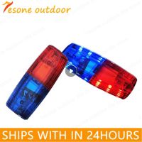 LED Night Shoulder Warning Light Red Blue Police Clip Cycling Light Sanitation Worker Safety Patrol Alarm Flash Signal Strobe