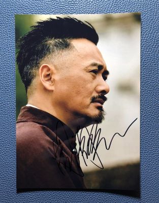 Chow Yun Fat autographed signed with pen photo picture 5*7 collection 122019B  Photo Albums