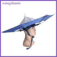 Wangzhansi หมวก Topi Memancing หัวแบบพับได้ตกปลา,1ชิ้นอุปกรณ์กันฝนหมวกแบบร่มตกปลา