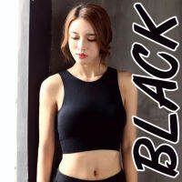 TOPLIST (TL-N315) SPORT BRA ผ้าคอตตอน ใส่ออกกำลังกาย มีฟองน้ำซัพพอร์ท