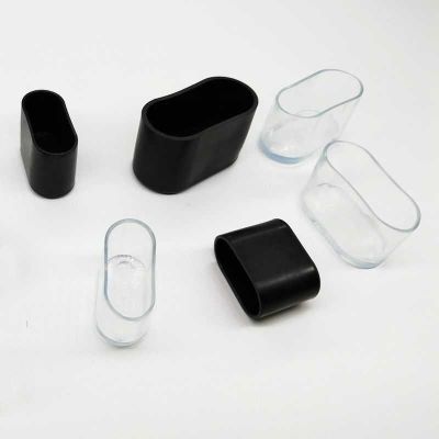 10Pcs Chair Leg Tips Caps Oval Shape Rubber Furniture Foot Table Chair Leg End Caps Covers Tips Floor Protectors Seat Leg Covers Furniture Protectors