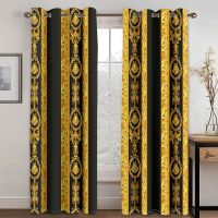 【HOT】□✺♘ Eritrean Bohemia Boho Saba Barquote Abstract Ethiopian 2Pcs Window Curtains Kids Bedroom Room Kicthen Door