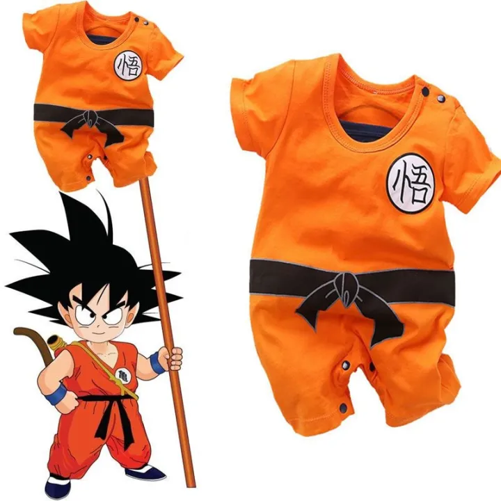 flash sales Newborn Baby Boys Dragon Ball Z DBZ Son Goku Cosplay Romper  Bodysuit Halloween Outfit Costume | Lazada PH