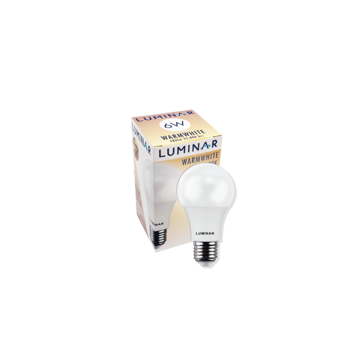 หลอด LED BULB LUMINAR 6W WARMWHITE