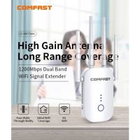 Promotion COMFAST CF-WR758AC 1200 mbps Dual band Wifi repeater ตัวขยายสัญญาณ wifi พร้อมส่ง อุปกรณ์ เรา เตอร์ เรา เตอร์ ใส่ ซิ ม เรา เตอร์ wifi เร้า เตอร์ 5g