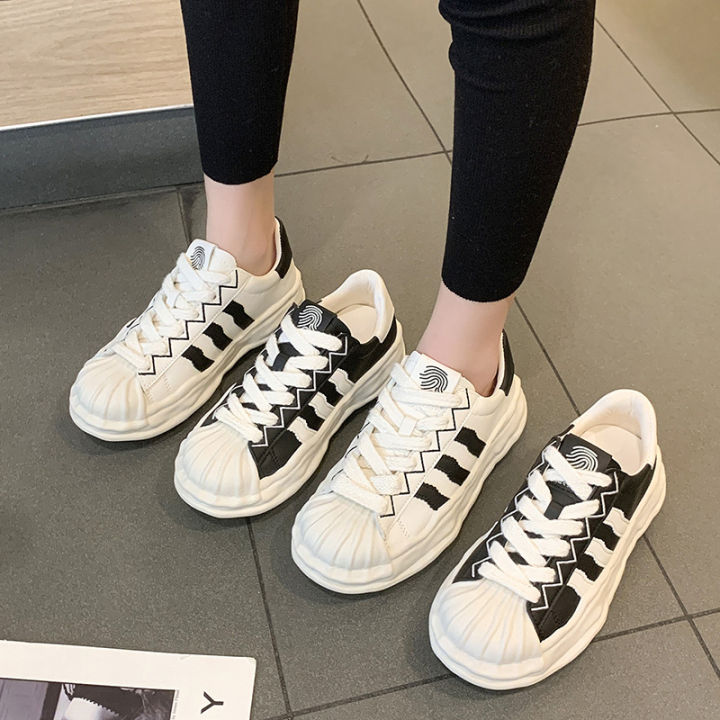 shell-head-dissolved-thick-sole-little-white-shoes-for-womens-spring-and-autumn-2023-new-leisure-sports-fashion-color-matching-versatile-board-shoes