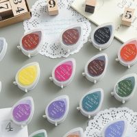 1 Pcs Stamp Pads 24 Colors Craft Ink Stamp Pads For Rubber Stamps Paper Scrapbooking Wood Fabric Best Gift For Kids