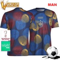 Fan Edition Spain national team Pregame clothing soccer Jersey 2022 2023 World Cup Football Shirt D.GODIN L.SUAREZ E.CAUANI