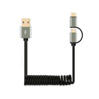 2 In 1สาย Usb ชนิด C Samsung Huawei Htc ชนิด C ที่ชาร์จ Lg-C P9สาย Usb เร็ว3.0 Xiaomi ไมโครสำหรับ