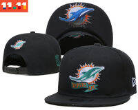 ใหม่ Jual AKSESORIS Leisure Pria New Age NFL 950 Miami Dolphin Hat Black * TXN