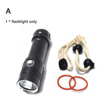 6000LM XM-L2 LED Diving flashlight Portable 26650 Tactical Waterproof Underwater Lantern Whiteyellow 100M 4-Mode dive light