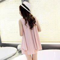 COD Fashion womens chiffon suit two-piece slim fit shorts