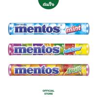 Mentos (เมนทอส) ลูกอมเมนทอส แบบแท่ง 37 กรัม มีให้เลือก 3 รส รสมินต์/รสผลไม้รวม/เรนโบว์