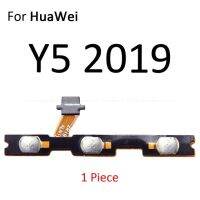 ปิดเสียงสวิตช์ปุ่มพาวเวอร์ส่วนการซ่อมสำหรับ Y9 Huawei Y7 Y6 Pro Y5 Prime Gr5ปุ่มปิดเสียงสายเคเบิลควบคุมดิ้น