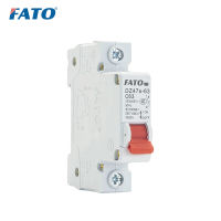 FATO MCB AC 1P 230V-415V 4.5/6KA ความสามารถในการทำลายเบรกเกอร์ขนาดเล็ก 10A 16A 20A 25A 32A 40A 63A Din Rail Circuit Breaker-caicai store