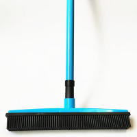 Multifunctional escopic broom magic rubber besom cleaner pet hair removal brush home floor dust mop &amp; carpet sweeper