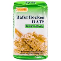 ส่งความสุข ถึงบ้าน? Hahne Whole Rolled Oat Rough 500g. (x2)Product of Germany