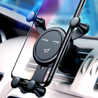 Gravity Car Mount For Mobile Phone Holder Car Air Vent Clip Stand Cell phone GPS Support For iPhone 11 XS X XR 7 Samsung