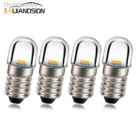 ☌▬ 4Pcs E10 P13.5S PR2 LED DC 3V 6V 4.5V 18V 12V Machine Replacement Flashlight 2835SMD Lantern Torch Bulb Screw Thread Warn White