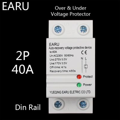 40a 220V Rail Self Recovery Restore เชื่อมต่ออัตโนมัติภายใต้แรงดันไฟฟ้า Lightening Protection อุปกรณ์ป้องกัน Relay