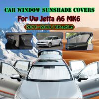 หมวกกันแดดสะท้อนแสงติดบังแดด UV กระจกหน้าต่างรถยนต์สำหรับ MK6 VW โฟล์คสวาเก้น Jetta A6 2011 ~ 2018 2012